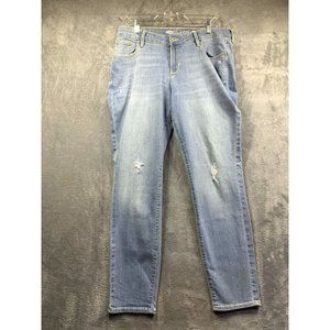 Old Navy Light Blue Straight Jeans For Women Size 16 (885)